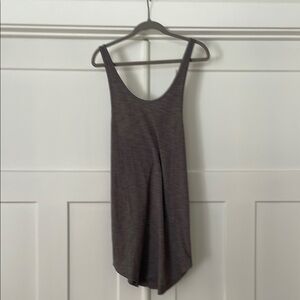 Gray Lightweight Tank Dress